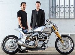 Keanu Reeves Actor Producer Owner of Arch Motorcycles and Friend